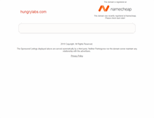 Tablet Screenshot of hungrylabs.com